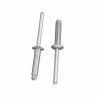 Factory Supply Steel Stainless Steel Open End Type Blind Rivets Din7337 Aluminum Dome Head Metal Rivet