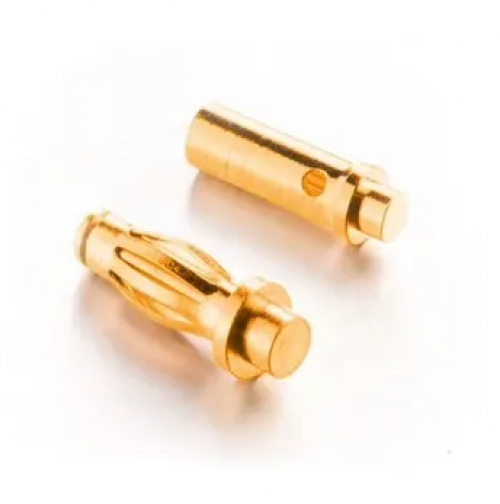 custom brass gold plated 2mm 2.5mm banana pin plug connector PCB mount banana connector