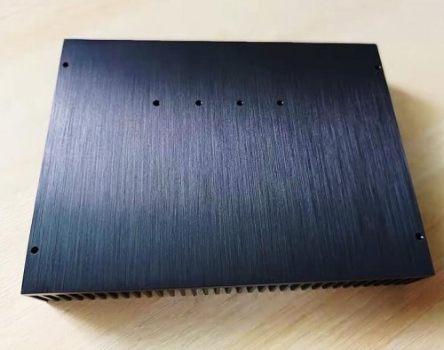 High precision  aluminum heat sink in brushed