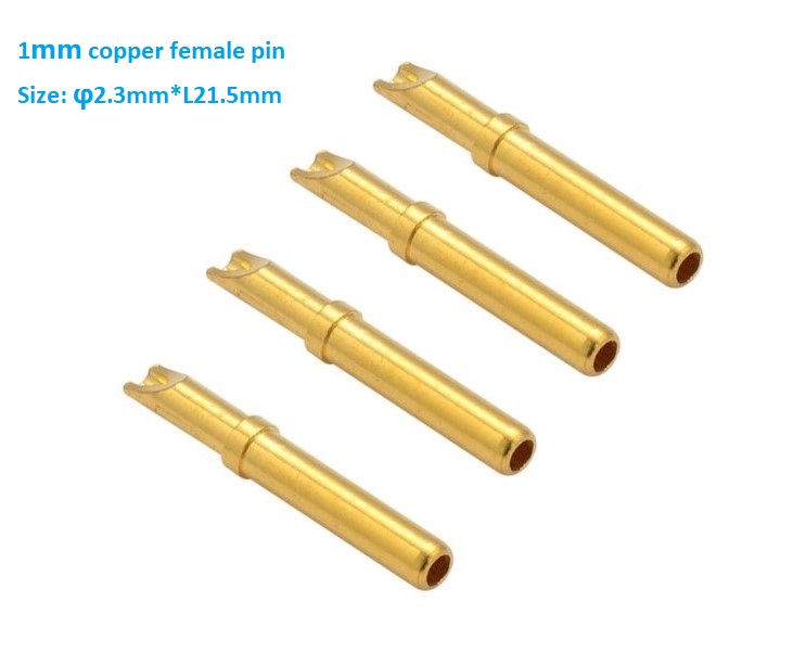 custom brass gold plated 2mm 2.5mm banana pin plug connector PCB mount banana connector